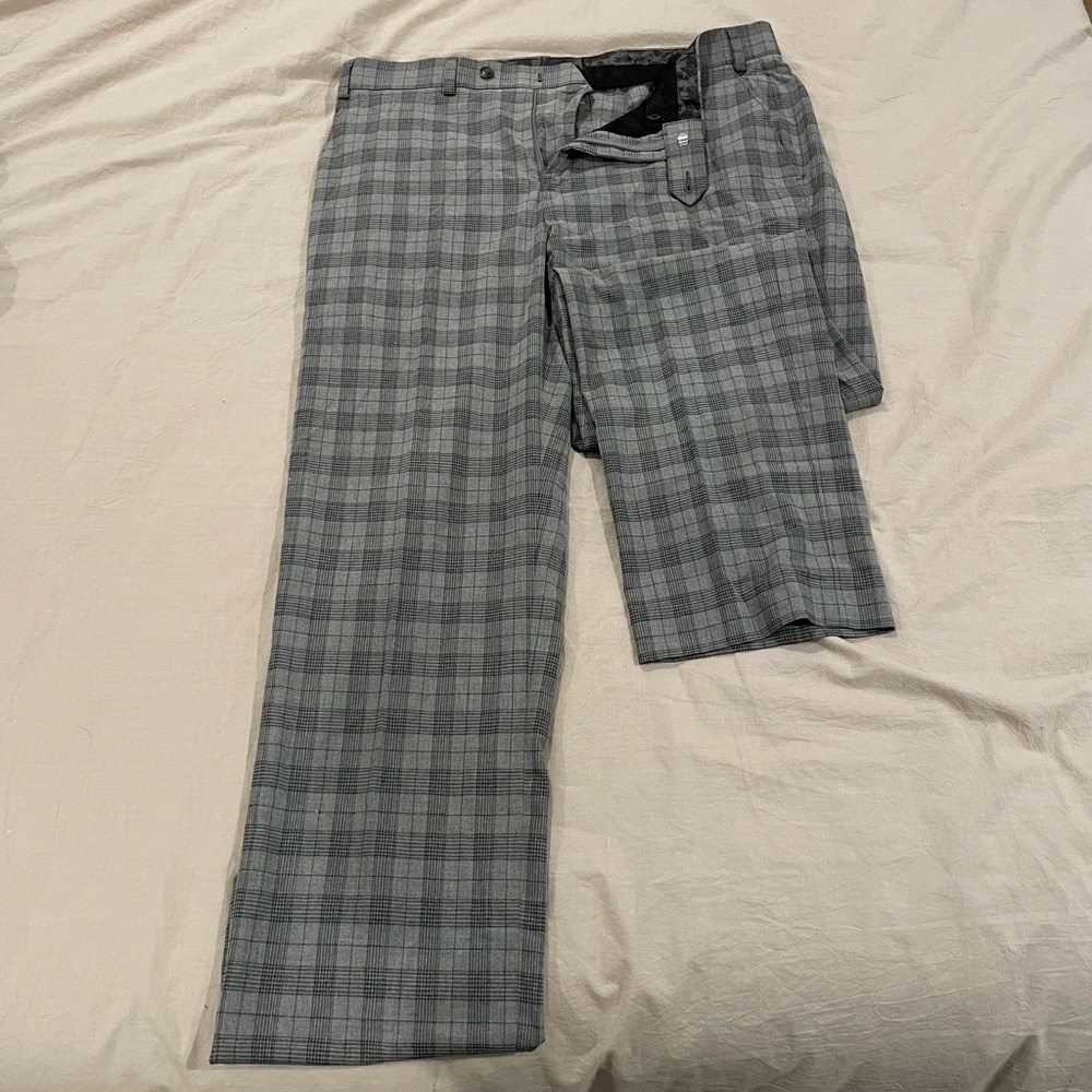 WORN ONCE black and grey dress pants